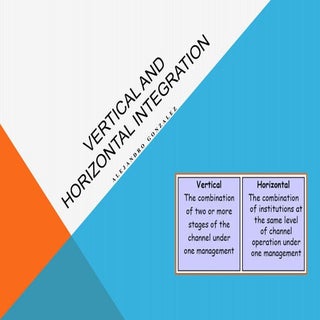 Vertical and horizontal integration