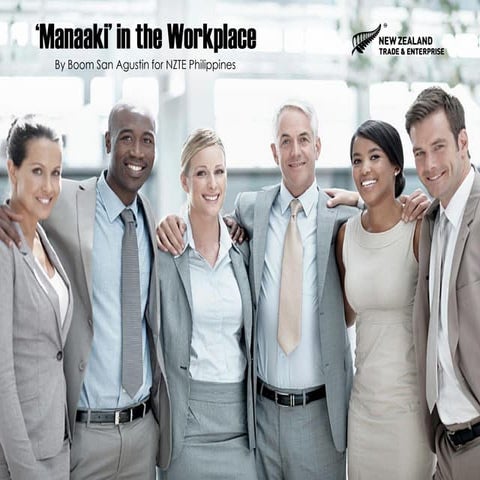 'Manaaki' in the Workplace 
