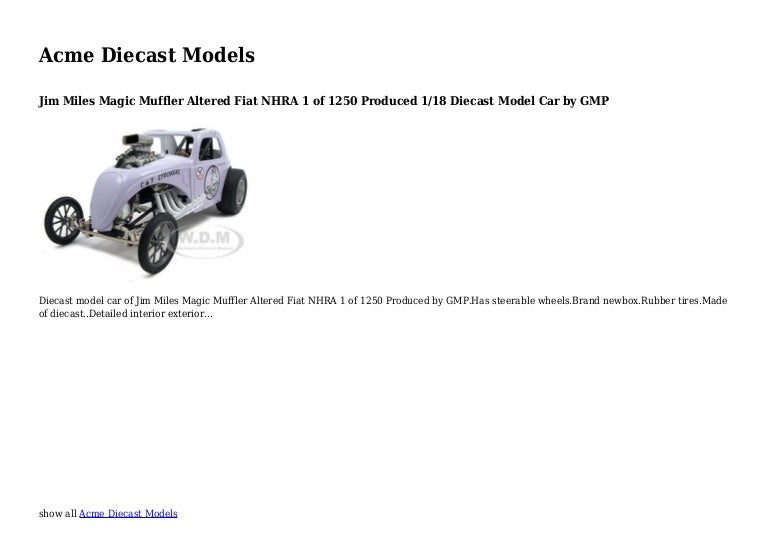acme diecast models