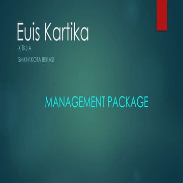 Manajement package