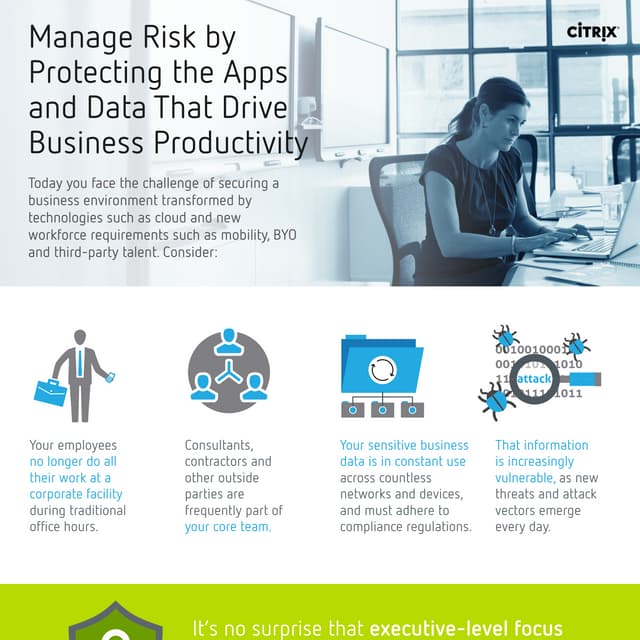 Manage Risk by Protecting the Apps and Data That Drive Business Productivity