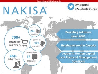 Accelerate change, strategic transformations and reorganizations with Nakisa'...