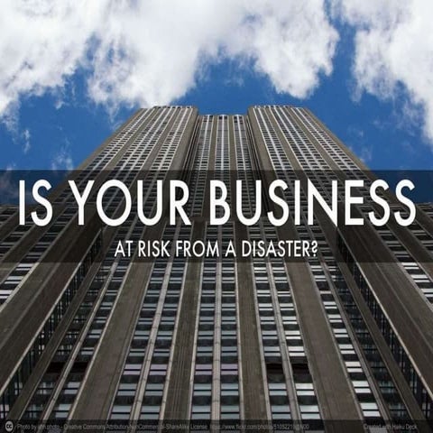 Is Your Business At Risk?