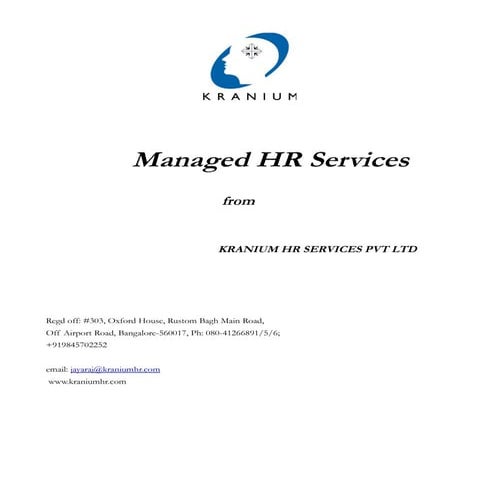 Managed hr services