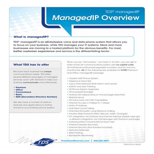Managedip Overview