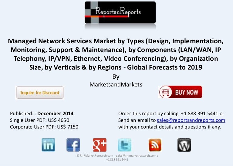 Global Managed Network Services Market Grow at CAGR of 10