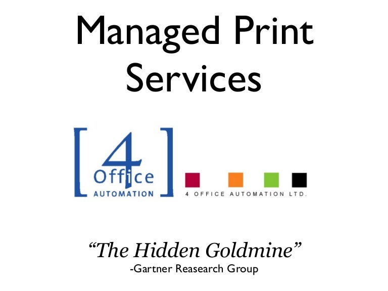 managed print services gartner