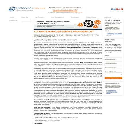 Managed service providers list | managed service providers email ...
