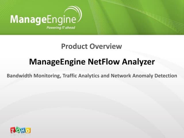 NETFLOW ANALYZER 9600 - AN OVERVIEW