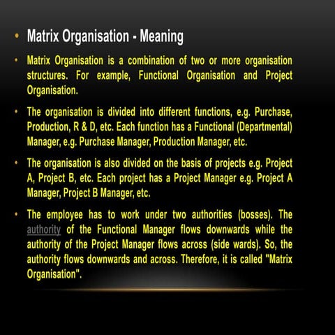 Matrix Organization by Neeraj Bhandari ( Surkhet.Nepal )