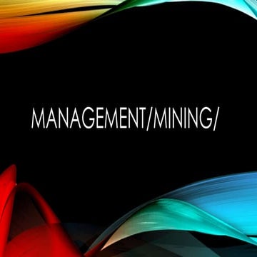 МЕНЕЖМЕНТ ГЭЖ ЮУ ВЭ? | PPT