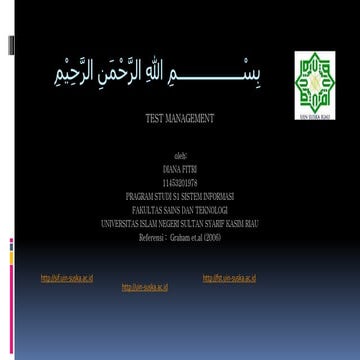 fundamentals of testing (Management)