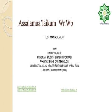 Fundamental of testing (Test Management)