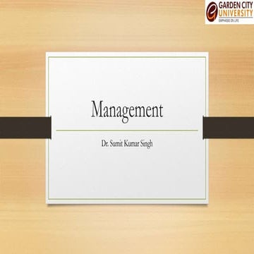Management Functions