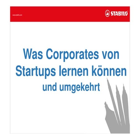 Was Unternehmen von Startups lernen können und umgekehrt - Andreas Unger, Sta...