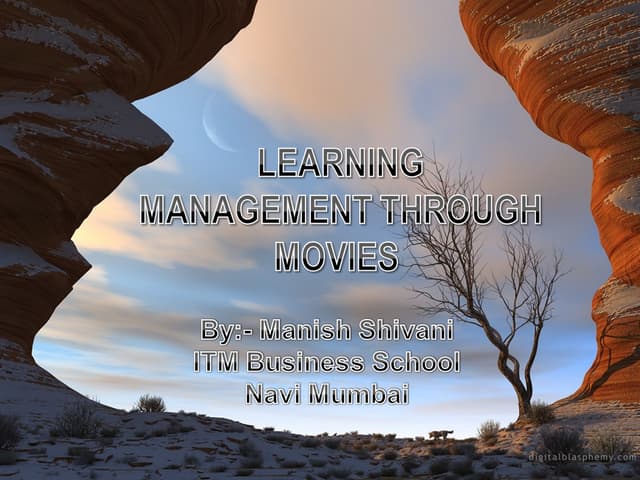 Management Through Movies