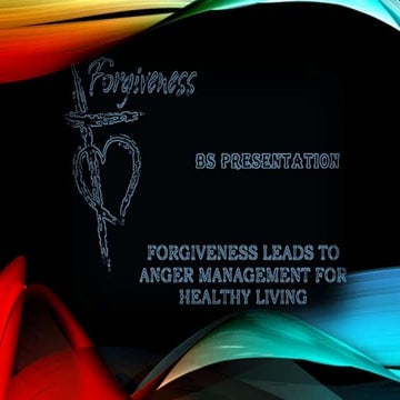 FORGIVENESS IN MANAGEMENT 