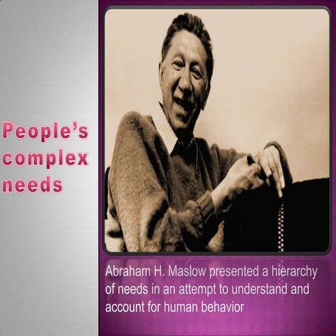people complete needs