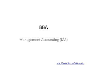 Management accounting