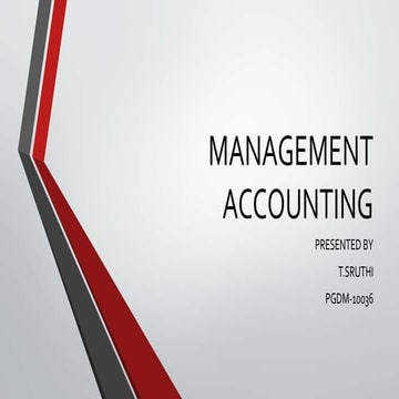 Management accounting