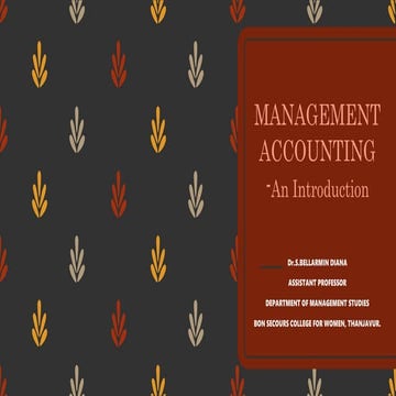 Management accounting