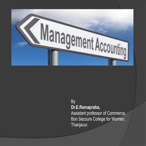 Management accounting 