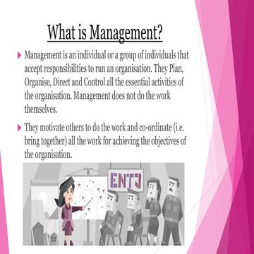 Management and cadbury