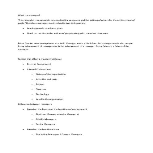 Management and leadership