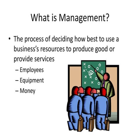 Management and management proccess