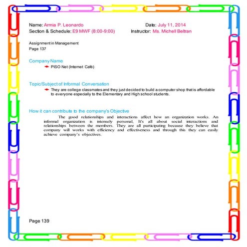 Management assignment | DOCX