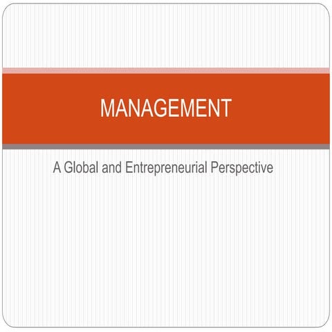 Management chap 1