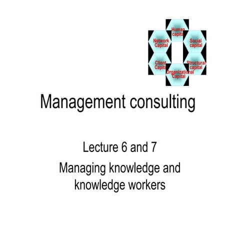 Management consulting