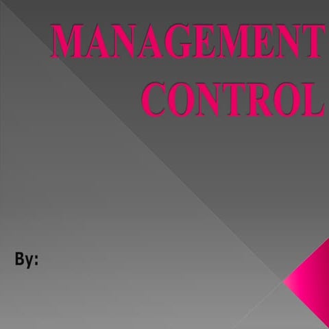 Management control