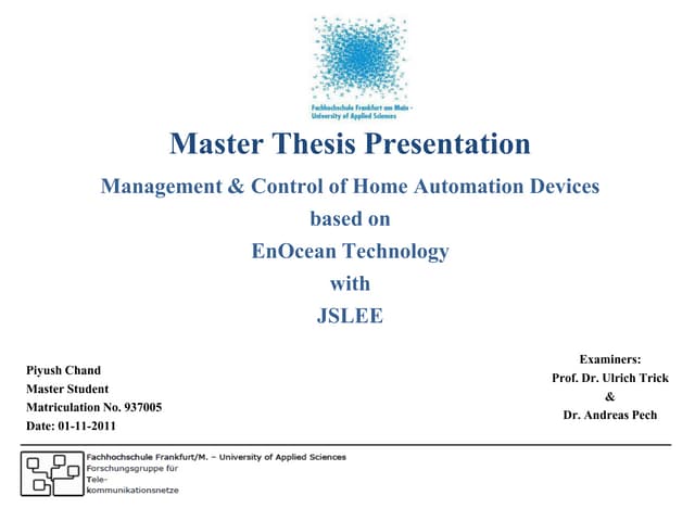 Management & control of home automation devices