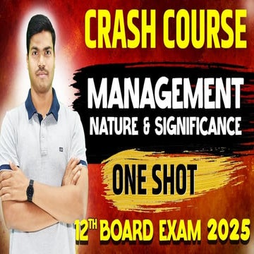 Importance of management | PPTX
