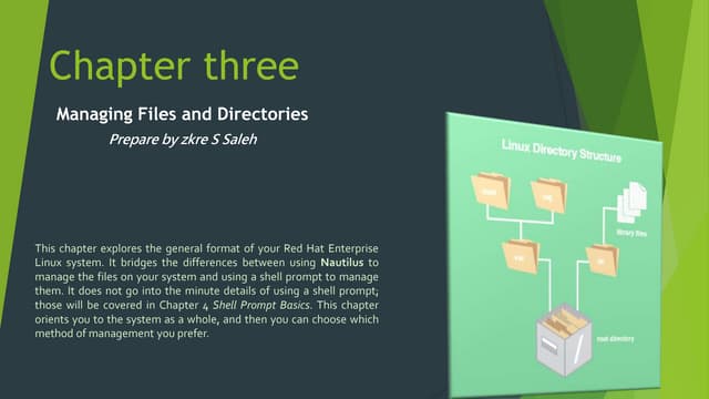 Management file and directory in linux