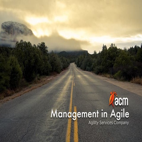 Ahmet Akdağ, ACM - Management in Agile | Agile Greece Summit 2015
