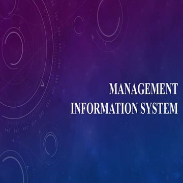 Management information system