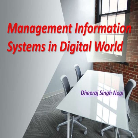Management information systems