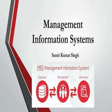 Management information systems