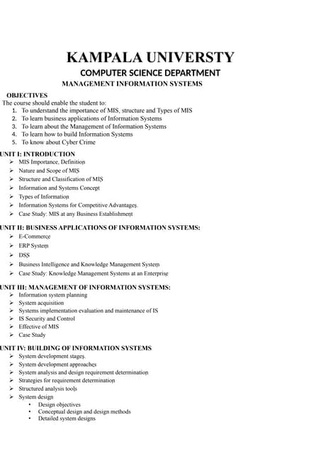 Management Information Systems. and emmerging technologiesdocx