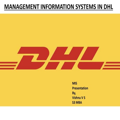 Management information systems in DHL