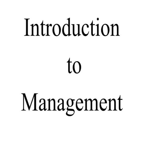 Management lecture  02 class