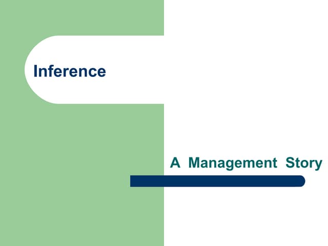 Management Lessons