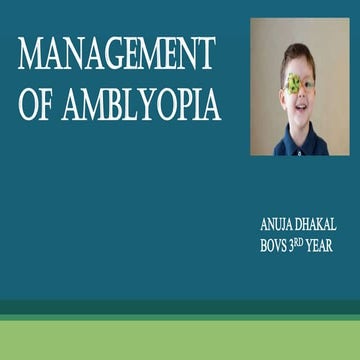 Management of Amblyopia.pptx