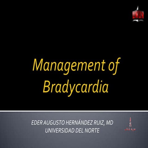 Management of bradycardia | PPT
