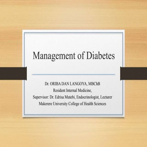 Management of Diabetes.pptx