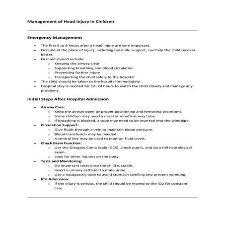 Management of head injury in children.pdf