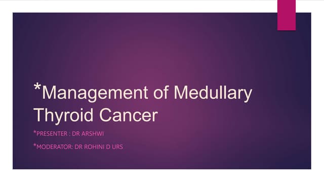 A closer look at Genetic Testing For Medullary Thyroid Carcinoma
