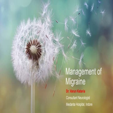Management of migraine